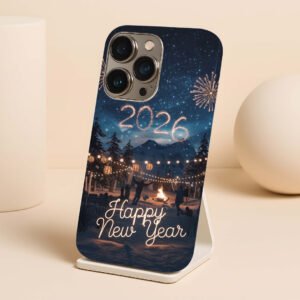 happy new year 2026 premium printed phone case iphone & samsung