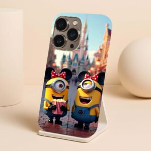 minions themed premium printed phone case iphone & samsung