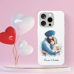 punjabi couple valentine day special premium printed customize name phone case iphone & samsung