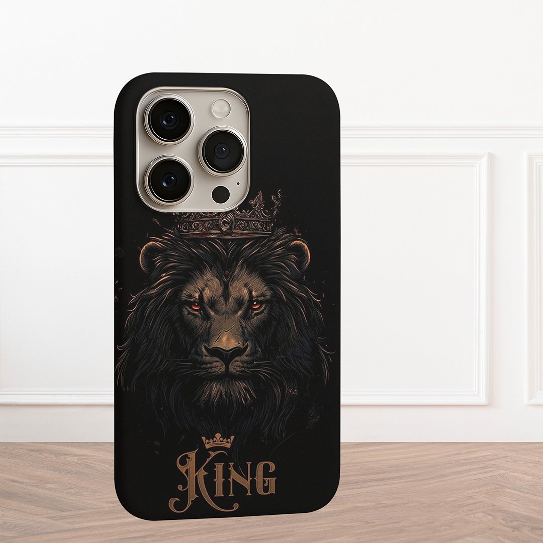 angel lion matte black premium printed phone case iphone & samsung angel lion matte black premium printed phone case iphone & samsung