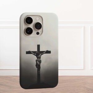 cross faith fear christian premium printed phone case iphone & samsung