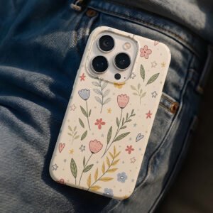 flower pattern premium printed phone case iphone & samsung