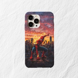 spider man miles morales premium printed customize photo phone case iphone & samsung