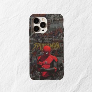 spider man miles morales premium printed customize photo phone case iphone & samsung
