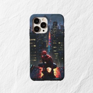 spider man miles morales premium printed customize photo phone case iphone & samsung