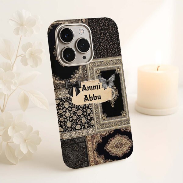 Home ammi abbu vintage persian carpet premium printed customize name phone case iphone & samsung