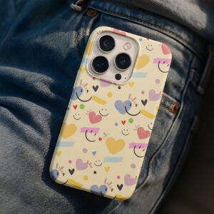 vintage smiley face premium printed phone case iphone & samsung