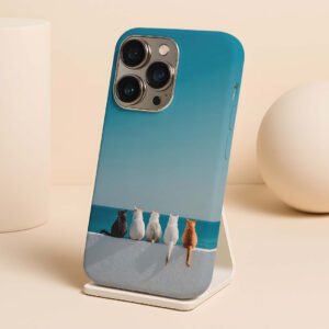 aesthetic cat ocean premium printed phone case iphone & samsung
