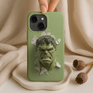 hulk smash wall green premium printed phone case iphone & samsung