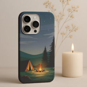 lakeside camping adventure aesthetic premium printed phone case iphone & samsung