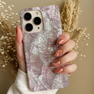 pearl shine square frame premium printed phone case iphone & samsung