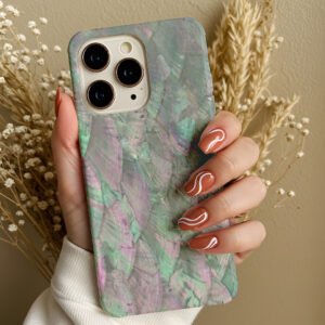 pearl shine square frame premium printed phone case iphone & samsung