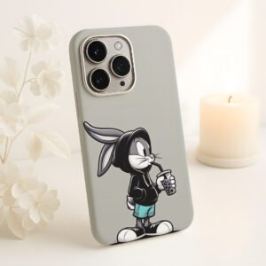 rabbit cartoon premium printed phone case iphone & samsung