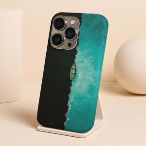 watercolor featuring a boat premium printed phone case iphone & samsung