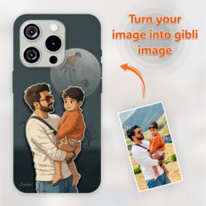 gibli image printed phone case